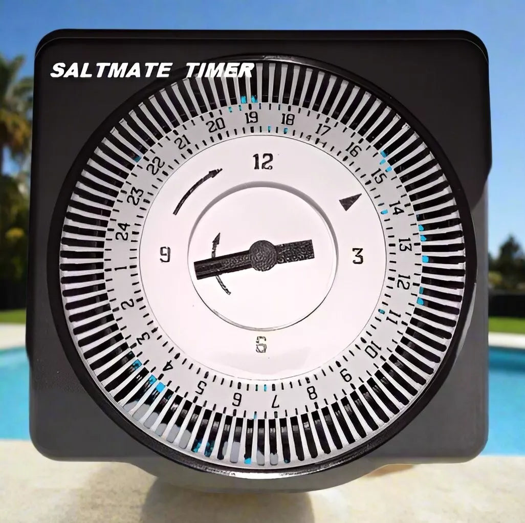 SALTMATE ANALOGUE Timer- Clock for Clearwater, Saltmate, K Chlor SALTMATE ANALOGUE Timer- Clock for Clearwater, Saltmate, K Chlor
